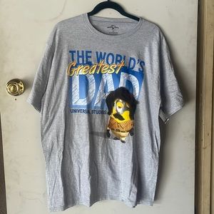 Universal Studios Minions “the worlds greatest dad shirt. XL